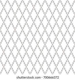 Vector seamless pattern. Modern stylish texture. Repeating geometric tiles with rhombuses. Subtle multipurpose background.