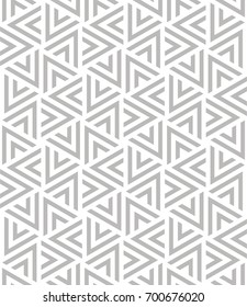 Vector seamless pattern. Modern stylish texture. Repeating geometric tiles with bold triangles. Hipster monochrome print. Trendy graphic design.