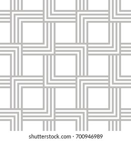 Vector seamless pattern. Modern stylish texture. Repeating geometric tiles with striped squares.