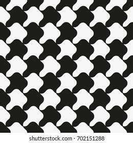 Vector seamless pattern. Modern stylish texture. Repeating geometric tiles from smooth elements.
