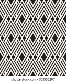 Vector seamless pattern. Modern stylish bold texture. Repeating geometric tiles with bold rhombuses.