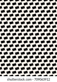 Vector seamless pattern. Modern stylish texture. Repeating geometric tiles with tiny rectangle squares.