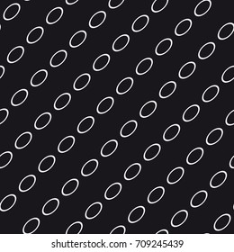 Vector seamless pattern. Modern stylish texture. Repeating geometric tiles with abstract grid of ovals.