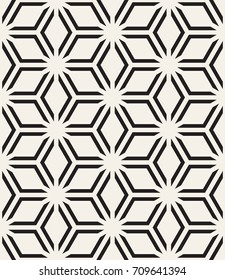 Vector seamless pattern. Modern stylish bold texture. Repeating geometric tiles with striped bold rhombuses.