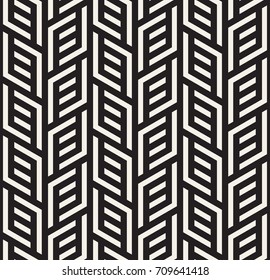 Vector seamless pattern. Modern stylish bold texture. Repeating geometric tiles with bold rhombuses.