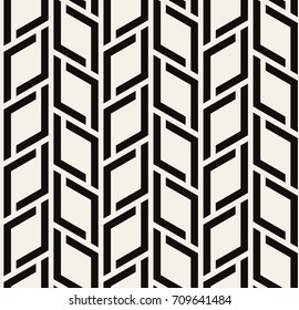 Vector seamless pattern. Modern stylish bold texture. Repeating geometric tiles with bold rhombuses.