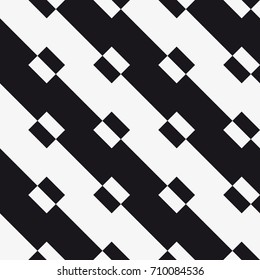 Vector seamless pattern. Modern stylish texture. Repeating geometric tiles with a grid of squares.