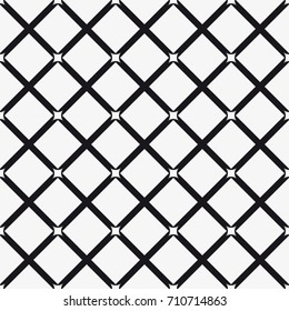 Vector seamless pattern. Modern stylish texture. Repeating geometric tiles with a grid of squares.