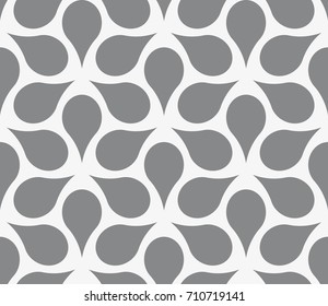 Vector Seamless Pattern. Modern Stylish Texture. Repetition Of Geometric Tiles With An Abstract Mesh Of Drops.