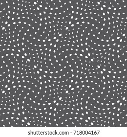 Vector seamless pattern. Modern stylish texture. Repetition of geometric tiles with an abstract mesh of drops.