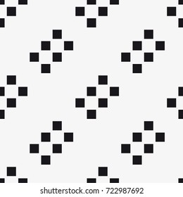 Vector seamless pattern. Modern stylish texture. Repeating geometric tiles with a grid of squares.