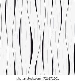 Vector seamless pattern. Modern stylish texture with wavy stripes. Geometric abstract background.