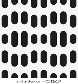 Vector seamless pattern. Modern stylish texture. Repeating geometric tiles with abstract grid of ovals.