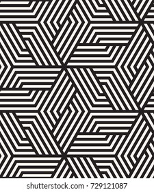 Vector seamless pattern. Modern stylish bold texture. Repeating geometric tiles with bold rhombuses.