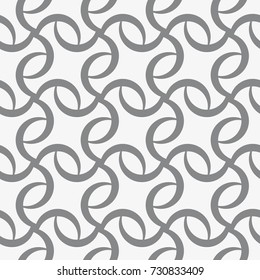 Vector seamless pattern. Modern stylish texture with wavy stripes. Geometric abstract background.
