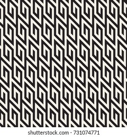 Vector seamless pattern. Modern stylish zigzag texture. Repeating geometric tiles with bold broken elements.
