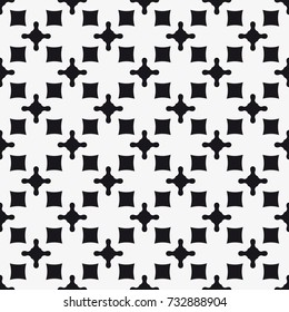 Vector seamless pattern. Modern stylish texture. Repeating geometric tiles with a grid of squares.