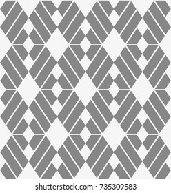 Vector seamless pattern. Modern stylish texture. Repetition of geometric tiles.