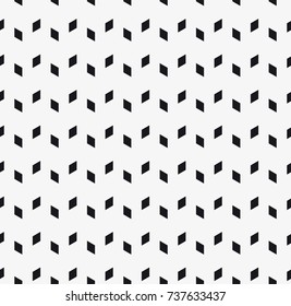 Vector seamless pattern. Modern stylish texture. Repeating geometric tiles with a grid of rhombuses.