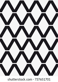 Vector seamless pattern. Modern stylish texture. Repeating geometric tiles with a grid of rhombuses.