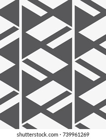 Vector seamless pattern. Modern stylish texture. Repeating geometric tiles with triangles.