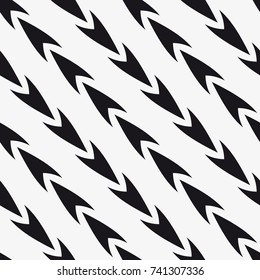 Vector seamless pattern. Modern stylish texture. Repeating geometric tiles with triangles.