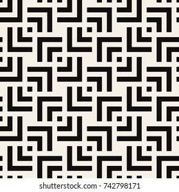 Vector seamless pattern. Modern stylish texture. Repeating geometric tiles with bold squares.