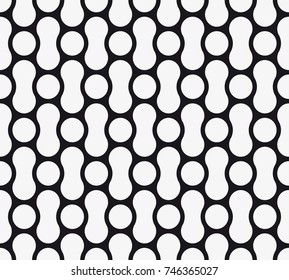 Vector seamless pattern. Modern stylish texture. Repeating geometric tiles from smooth elements.
