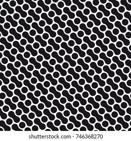 Vector seamless pattern. Modern stylish texture. Repeating geometric tiles from smooth elements.