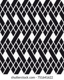 Vector seamless pattern. Modern stylish texture. Repeating geometric tiles with a grid of rhombuses.