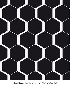 Vector seamless pattern. Modern stylish texture. Repeating geometric hexagons.