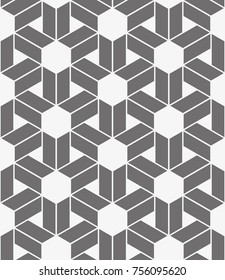 Vector seamless pattern. Modern stylish texture. Repetition of geometric tiles.