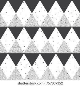 Vector seamless pattern. Modern stylish texture. Geometric ornament with smooth rhombuses