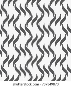 Vector seamless pattern. Modern stylish texture with wavy stripes. Geometric abstract background.