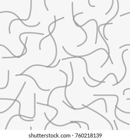 Vector seamless pattern. Modern stylish texture with short wavy lines. Geometric abstract background.