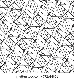 Vector seamless pattern. Modern stylish texture.