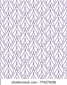 
Vector seamless pattern. Modern stylish texture. Monochrome geometric pattern. Mesh with thin curving threads.
