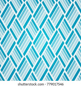 Vector seamless pattern. Modern stylish texture. Repeating geometric tiles with dotted rhombus
