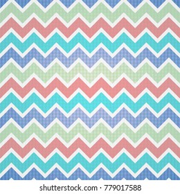 Vector seamless pattern. Modern stylish texture. Repeating geometric tiles with dotted rhombus