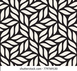 Vector seamless pattern. Modern stylish abstract texture. Repeating geometric tiles from striped elements
