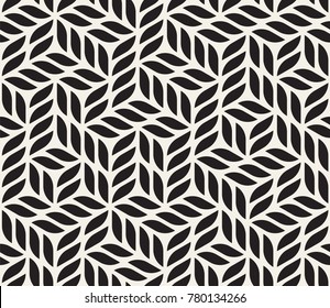 Vector seamless pattern. Modern stylish abstract texture. Repeating geometric tiles from striped elements
