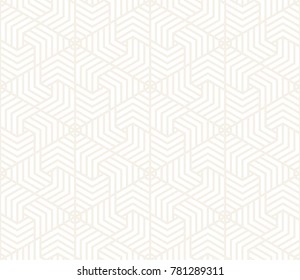 Vector seamless pattern. Modern stylish texture. Repeating geometric tiles from striped triangle elements
