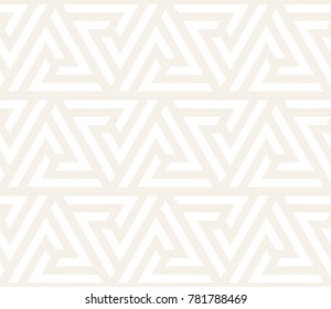 Vector seamless pattern. Modern stylish texture. Repeating geometric tiles from striped triangle elements

