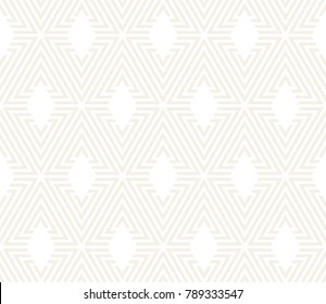 Vector seamless pattern. Modern stylish texture. Repeating geometric tiles from striped triangle elements
