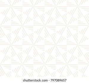 Vector seamless pattern. Modern stylish texture. Repeating geometric tiles from striped triangle elements
