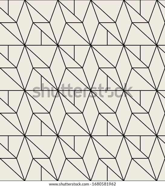ベクターシームレスなパターン モダンでスタイリッシュなテクスチャー 六角形の幾何学的な背景を繰り返す のベクター画像素材 ロイヤリティフリー