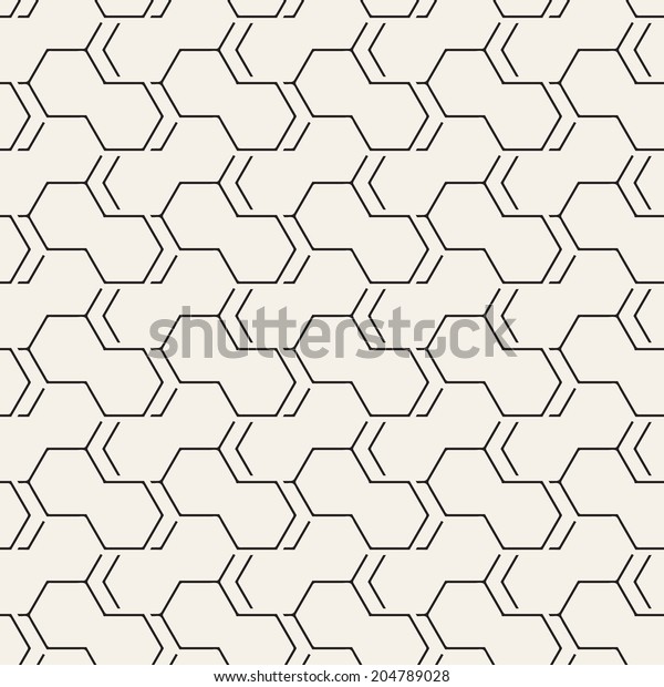 Vector Seamless Pattern Modern Stylish Texture Stock Vector Royalty Free 204789028 4923