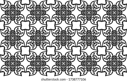Vector seamless pattern. Modern texture. Repeating abstract background.