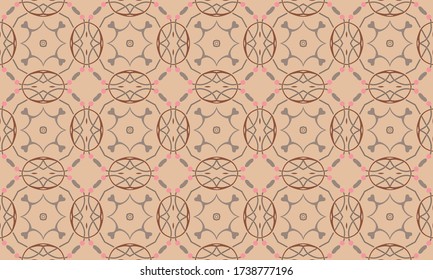 Vector seamless pattern. Modern texture. Repeating abstract background.