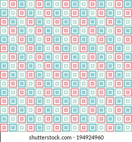 Vector seamless pattern. Modern texture. Repeating geometric color squares.Eps 10.
